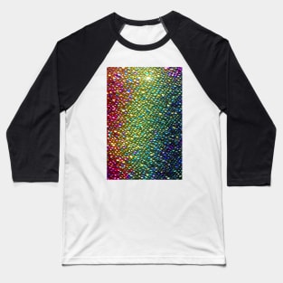 Shiny Glitter & Sparkle Beaded Glamour Baseball T-Shirt